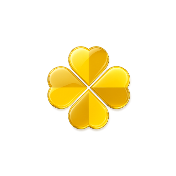 Lucky Test Startbildschirm im hellen Design